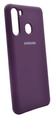 Силиконовый чехол Full Cover для Samsung A21 grape
