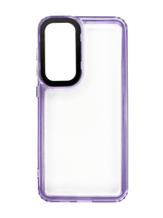 Чохол TPU+PC Colorside для Samsung S24 clear/purple