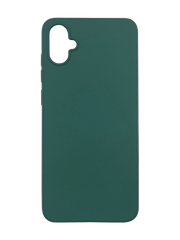 Силиконовый чехол Full Cover для Samsung A05 dark green без logo