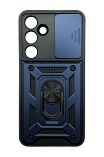 Чохол Camshield Serge Ring для Samsung A56 blue протиударний шторка/захист камери