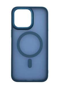 Чохол Matte with Magsafe для iPhone 15 Pro Max dark blue