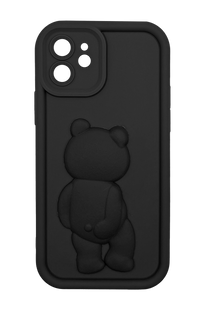 Накладка Bear для iPhone 12 black Full Camera