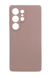 Силиконовый чехол Fibra для Samsung S25 Ultra pink sand Full Camera