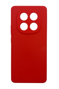 Силіконовий чохол Fibra для Xiaomi Redmi Note 14 Pro 4G red Full Camera
