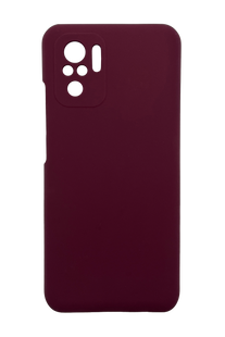 Силіконовий чохол Full Cover Luxury для Xiaomi Redmi Note 10 4G/10S Marsala Full Camera без logo
