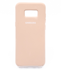 Силиконовый чехол Full Cover для Samsung S8+ pink sand