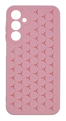 Чохол TPU Honeycomb для Samsung A25 5G light pink Full Camera