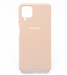 Силіконовий чохол Full Cover для Samsung A12 pink sand