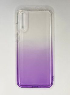 Силиконовый чехол Gradient Design для Huawei P Smart S/Y8P white/purple