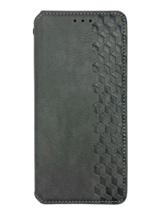 Чохол-книжка шкіра для Xiaomi Redmi Note 15 4G/5G grey Getman Cubic PU
