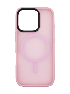 Чохол TPU+PC Metal Buttons with MagSafe Colorful для iPhone 16 Pro Max pink