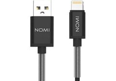 Кабель Nomi DCMQ 10i USB Lightning 1м Black