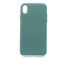 Силіконовий чохол Full Cover для iPhone XR pine green без logo