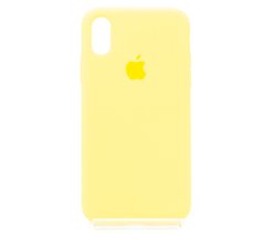 Силіконовий чохол Full Cover для iPhone X/XS neon yellow
