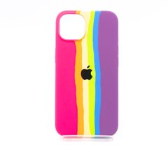 Силіконовый чохол Full Cover для iPhone 13 Rainbow №7