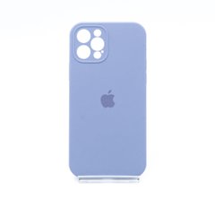 Силіконовий чохол Full Cover для iPhone 12 Pro charcoal blue Full Camera