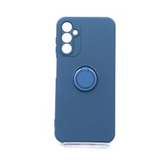 Чохол (TPU) Candy Ring для Samsung A14 blue Full Camera