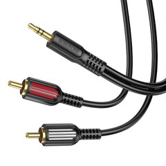 AUX кабель Borofone BL11 3.5mm to double RCA 1.5m black