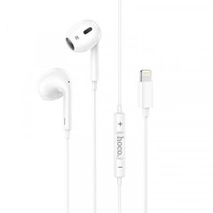 Наушники Hoco M1 Max crystal earphones for Lightning with mic White