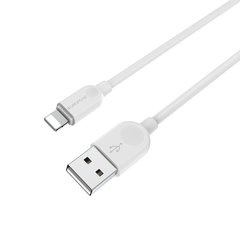 USB кабель Borofone BX14 LinkJet Lightning 2.4A / 1m white