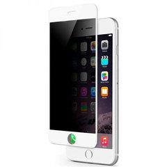 Захисне 5D Privacy скло Full Glue для iPhone 7+/8+ white