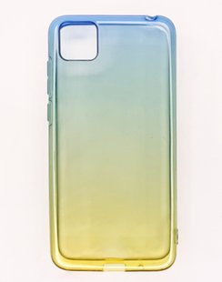 Силиконовый чехол Gradient Design для Huawei Y5p/Honor 9S green yellow