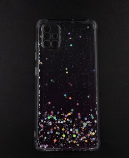 Накладка SP Confetti для Samsung A51 white pink