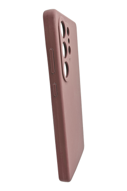 Силиконовый чехол Fibra для Samsung S25 Ultra pink sand Full Camera