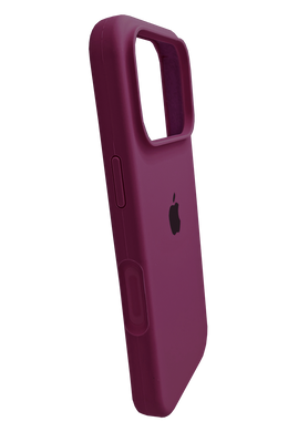 Силіконовий чохол Full Cover для iPhone 17 Pro marsala