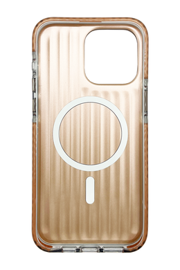TPU чохол Ribbed Matte with MagSafe для iPhone 14 Pro gold