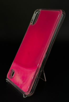 Накладка Color Sand для Samsung A10 pink neon sand glow in the dark