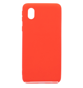 Силиконовый чехол Soft Feel для Samsung A01 Core/M01 Core red candy