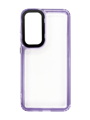 Чехол TPU+PC Colorside для Samsung S24 clear/purple