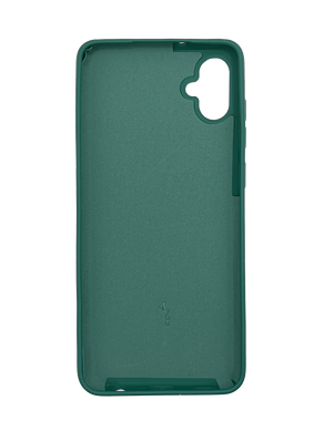 Силиконовый чехол Full Cover для Samsung A05 dark green без logo