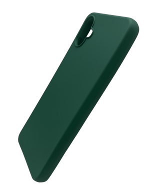 Силиконовый чехол Full Cover для Samsung A05 dark green без logo