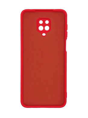 Силіконовий чохол Full Soft для Xiaomi Redmi Note 9s/Note 9 Pro red Full Camera
