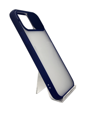 TPU чохол Camshield mate для iPhone 12/12Pro blue шторка/захист камери