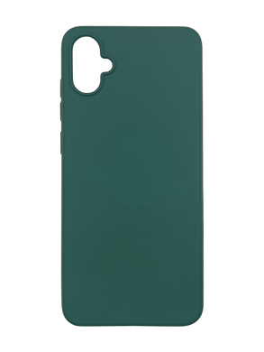 Силиконовый чехол Full Cover для Samsung A05 dark green без logo