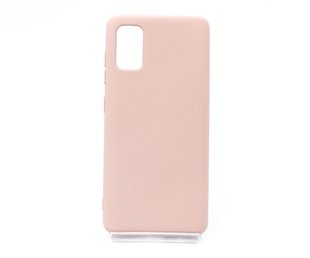 Силиконовый чехол Full Cover для Samsung A41 pink sand без logo