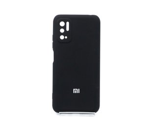 Силіконовий чохол Full Cover для Xiaomi Poco M3 Pro 5G black Full Сamera