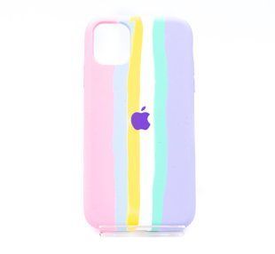 Силіконовий чохол Full Cover для iPhone 11 Rainbow №3
