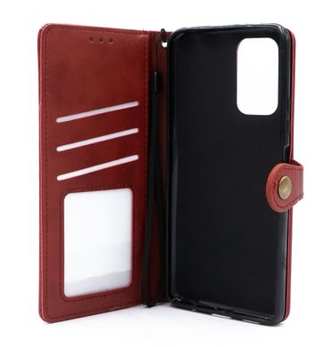 Чохол-книжка шкіра для Xiaomi Redmi Note 10Pro red Getman Gallant PU