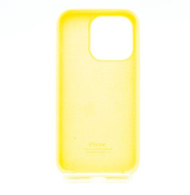 Силіконовий чохол Full Cover для iPhone 14 Pro yellow