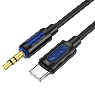 AUX кабель Borofone BL20 Type-C 1m black