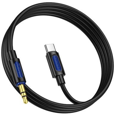 AUX кабель Borofone BL20 Type-C 1m black