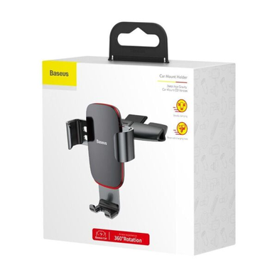 Автотримач Baseus Metal Age Gravity Car Mount CD Version black