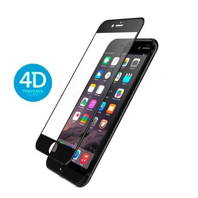 Захисне 4D скло Optima для iPhone 6 f/s black