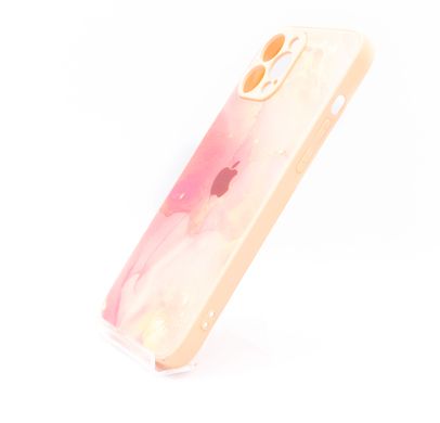 Чохол Marble Clouds для iPhone 12 Pro Max pink (TPU)