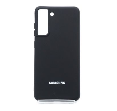 Силиконовый чехол Full Cover для Samsung S21 FE black