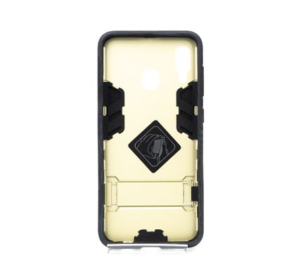 Накладка Protective для Samsung A20/A30 gold с подставкой
